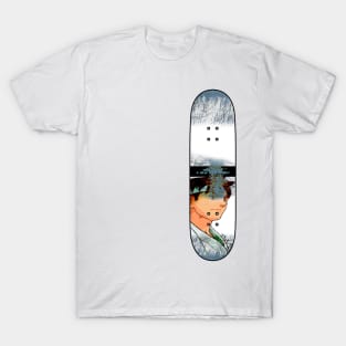 Distressed Skateboard - NC - Ryu T-Shirt